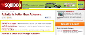 My thoughts on an intersting (but self contradictory) article on "adbrite vs adsense" comparison