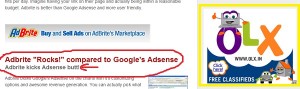 My thoughts on an intersting (but self contradictory) article on “adbrite vs adsense” comparison