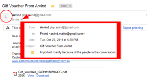 gmail new look message headers