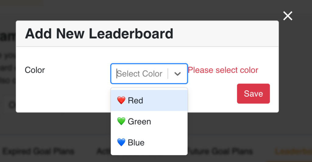 Form Select Example