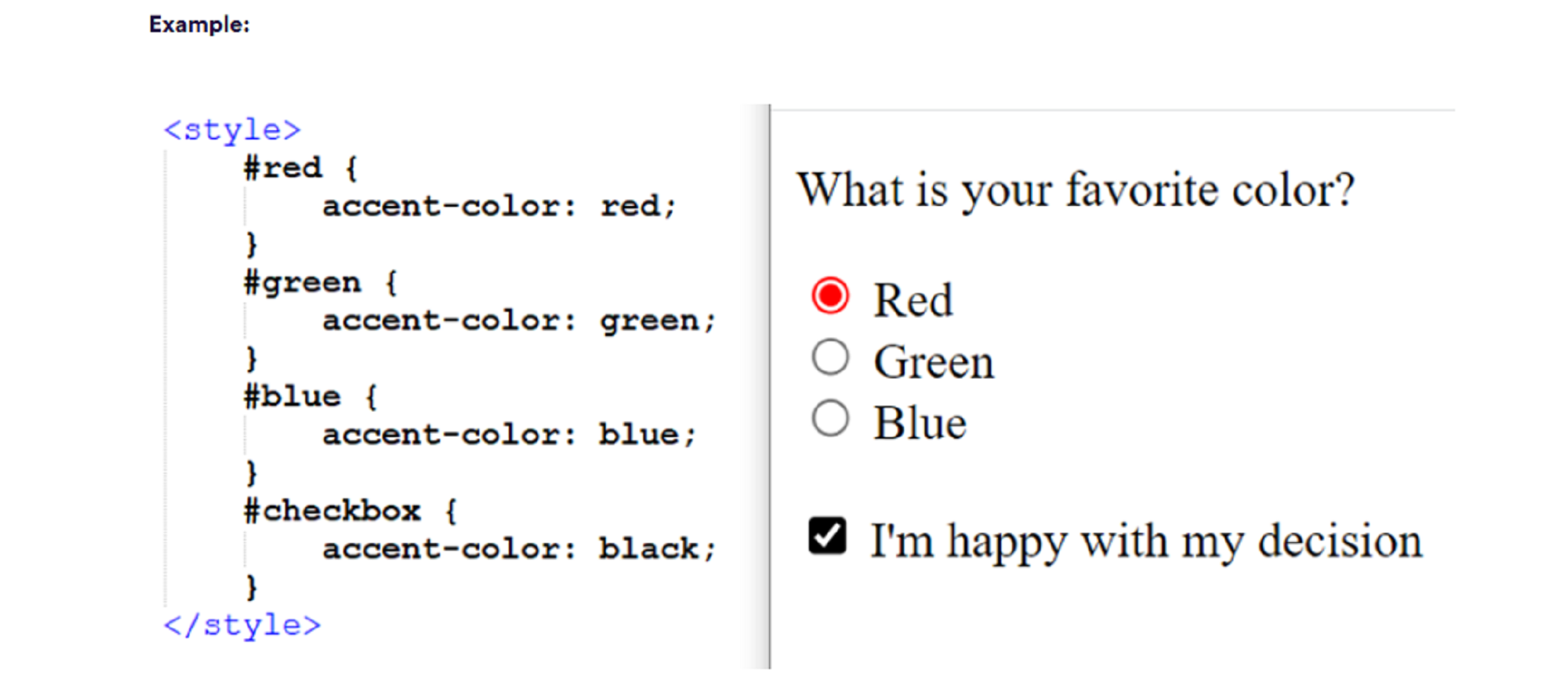 Accent-Color Property in CSS