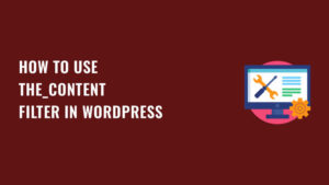 The Content Filter Hook
